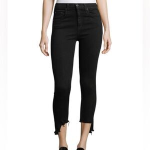 Rag and Bone 10 inch capri destroyed hem